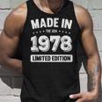 40歳の誕生日ギフトtシャツ Made In 1978 1978 シャツ タンクトップ 彼への贈り物