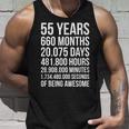 55歳向けの素晴らしい55歳の誕生日プレゼント。 タンクトップ 彼への贈り物