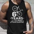 60 Years Of Being Awesome ロードバイク・サイクリングバイシクル タンクトップ 彼への贈り物