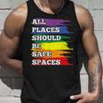 All Placeshould Beafepaces ゲイプライド 同盟国 Lgbtq Month タンクトップ 彼への贈り物