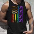 Americanports レインボーフラッグ Lgbt プライド 陸上競技 タンクトップ 彼への贈り物