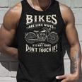 Bikes Are Like Wives 面白い オートバイ バイカー 妻 タンクトップ 彼への贈り物