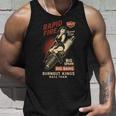 Burnout Kings レトロレーシングスパークプラグガールピンナップ ヴィンテージデザイン タンクトップ 彼への贈り物