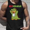 Catasaurus T-Rex Cat Kitten Dinosaur Feline Dino Dragon タンクトップ 彼への贈り物