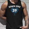 Edwin Diaz Heart New York Baseball Fansalentines タンクトップ 彼への贈り物