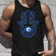 Evil Eye Artwork Hamasa Good Luck Hand Of Fatima Hipster タンクトップ 彼への贈り物