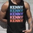 Modern Repeated Text Kenny タンクトップ 彼への贈り物