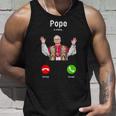 Pope Leo Xiv Is Calling Catholic Humor メンズ レディース タンクトップ 彼への贈り物