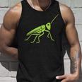 Grasshopper ミニマリストのバッタかわいい昆虫小さなバッタ タンクトップ 彼への贈り物