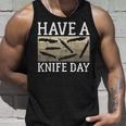 Have A Knife Day Knife Collector タンクトップ 彼への贈り物