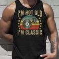 I'm Not Old I'm Classic ビニールレコード レトロ ビンテージ音楽 タンクトップ 彼への贈り物