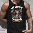 Imagine Motorcycles Exist Chopper Club バイカー バイク タンクトップ 彼への贈り物