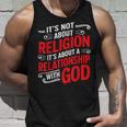 It's A Relationship With God Not Religion タンクトップ 彼への贈り物
