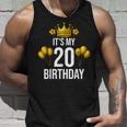 It's My 20Th Birthday Party 20歳 誕生日 メンズ レディース タンクトップ 彼への贈り物
