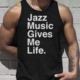 Jazz Music Gives Me Life Quote 長袖tシャツ タンクトップ 彼への贈り物