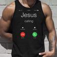 Jesus Calling Jesus Phone クリスチャンtシャツ タンクトップ 彼への贈り物