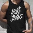 Jesus Love Like Jesus 十字架 クリスチャン タンクトップ 彼への贈り物