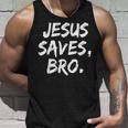 Jesusaves Bro クリスチャン 信者 信仰 神 宗教 タンクトップ 彼への贈り物