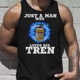 Just A Man Who Loves His Tren タンクトップ 彼への贈り物