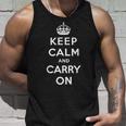 Keep Calm And Carry On ビンテージポスタープリント レトロ タンクトップ 彼への贈り物