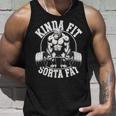 Kinda Fitorta Fat Gorilla 面白いワークアウトジムウェイトリフティング タンクトップ 彼への贈り物