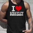 I Love Berkeley California Heart お土産 Ca City Pride タンクトップ 彼への贈り物