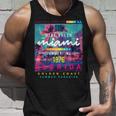 I Love Miami & Miami Loves Me Cool Miami Illustration タンクトップ 彼への贈り物