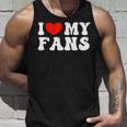 I Love My Fans タンクトップ 彼への贈り物