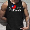 I Love Taiwan Flag Taiwan's Pride Itand With Taiwan Heart タンクトップ 彼への贈り物