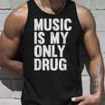 Music Is My Only Drug グラフィックプリント タンクトップ 彼への贈り物