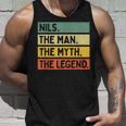 Nils The Man The Myth The Legend面白い名言 タンクトップ 彼への贈り物