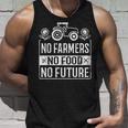 No Farmers No Food No Future ファーマー 農場農場農業 タンクトップ 彼への贈り物
