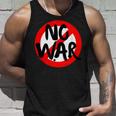 No War、アンチウォーデーストップサイン、スプレーペイント、No War。 タンクトップ 彼への贈り物