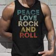 Peace Love Rock And Roll ピース・ラブ・ロックンロールtシャツ ロックンロール・ミュージック タンクトップ 彼への贈り物