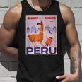 Peru レトロ ヴィンテージ 航空会社 トラベルポスター タンクトップ 彼への贈り物