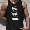 Posetretchavasanaジャック・ラッセル・テリア犬 長袖tシャツ タンクトップ 彼への贈り物