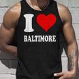 Red Heart I Love Baltimore タンクトップ 彼への贈り物
