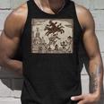 Satanic Occult Midnight Ride ゴスホラー 美的 木版画 長袖tシャツ タンクトップ 彼への贈り物