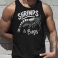 Shrimps Is Bugs Memeeafood Lovers ファン タンクトップ 彼への贈り物