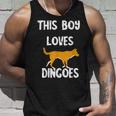 This Boy Loves Dingoes 野生動物 オーストラリアン ディンゴ犬 タンクトップ 彼への贈り物