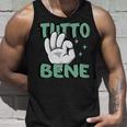 Tutto Bene イタリアの手のジェスチャー面白い引用イタリア 長袖tシャツ タンクトップ 彼への贈り物