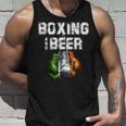アイルランドのボクシングとビール 面白いアイルランド国旗tシャツ タンクトップ 彼への贈り物