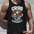 カニアレルギー Crab Allergy Community タンクトップ 彼への贈り物