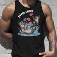 カワウソ カオス 面白い ベーグル ファイティング ラッコ 駄洒落動物好き 長袖tシャツ タンクトップ 彼への贈り物