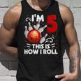 キッズ 5歳の誕生日 男の子 ボウリング This Is How I Roll 5歳 タンクトップ 彼への贈り物