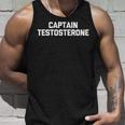 メンズ キャプテンテストステロンtシャツ 面白いウェイトリフティングワークアウトジム タンクトップ 彼への贈り物