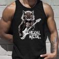ギターを弾く猫 ヘヴィメタル ロックキャット おもしろギタリスト 長袖tシャツ タンクトップ 彼への贈り物