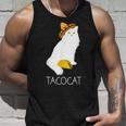 タコキャット-楽しい猫の回文 タンクトップ 彼への贈り物