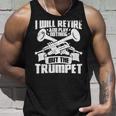 トランペットじいさん吹奏楽団マーチングバンド 長袖tシャツ タンクトップ 彼への贈り物
