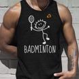 バドミントンプレーヤー バドミントンラケット シャトルコック バーディースポーツ 長袖tシャツ タンクトップ 彼への贈り物